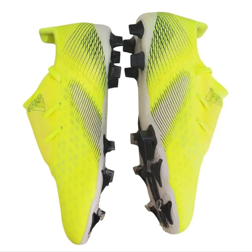 Adidas X Ghosted.2 Firm Ground FG Soccer Cleats Men's Solar Yellow Futbol